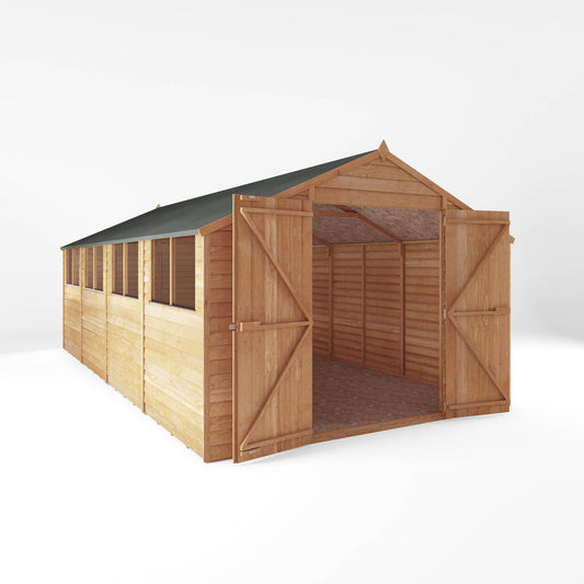 Mercia 20 x 10 Overlap Apex Shed