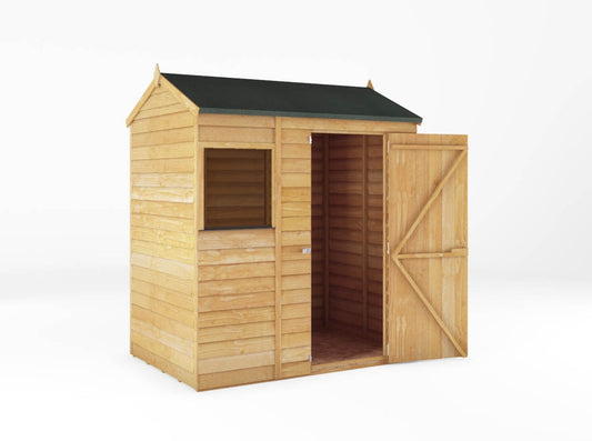 Mercia 6 x 4 Overlap Reverse Apex Shed