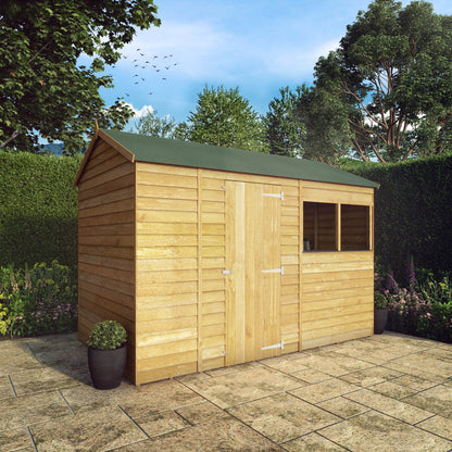 Mercia 10 x 6 Overlap Reverse Apex Shed