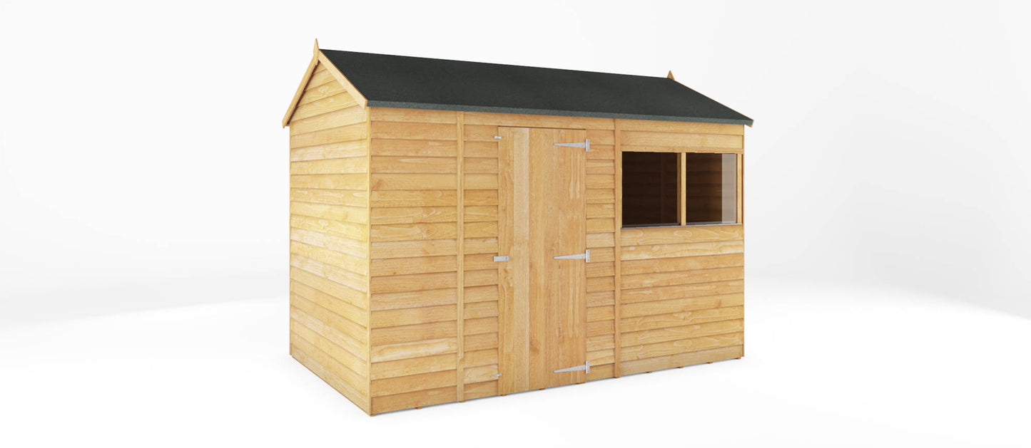 Mercia 10 x 6 Overlap Reverse Apex Shed