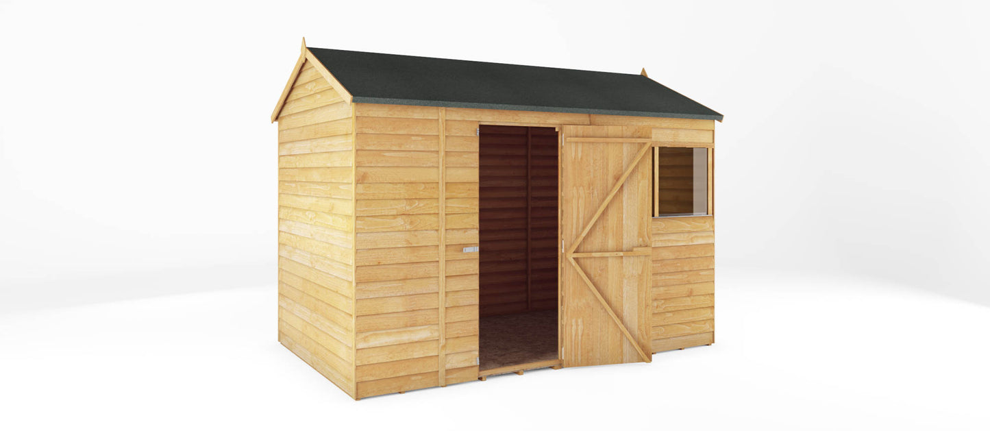 Mercia 10 x 6 Overlap Reverse Apex Shed