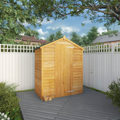 Mercia 3 x 5 Overlap Apex - Windowless Shed