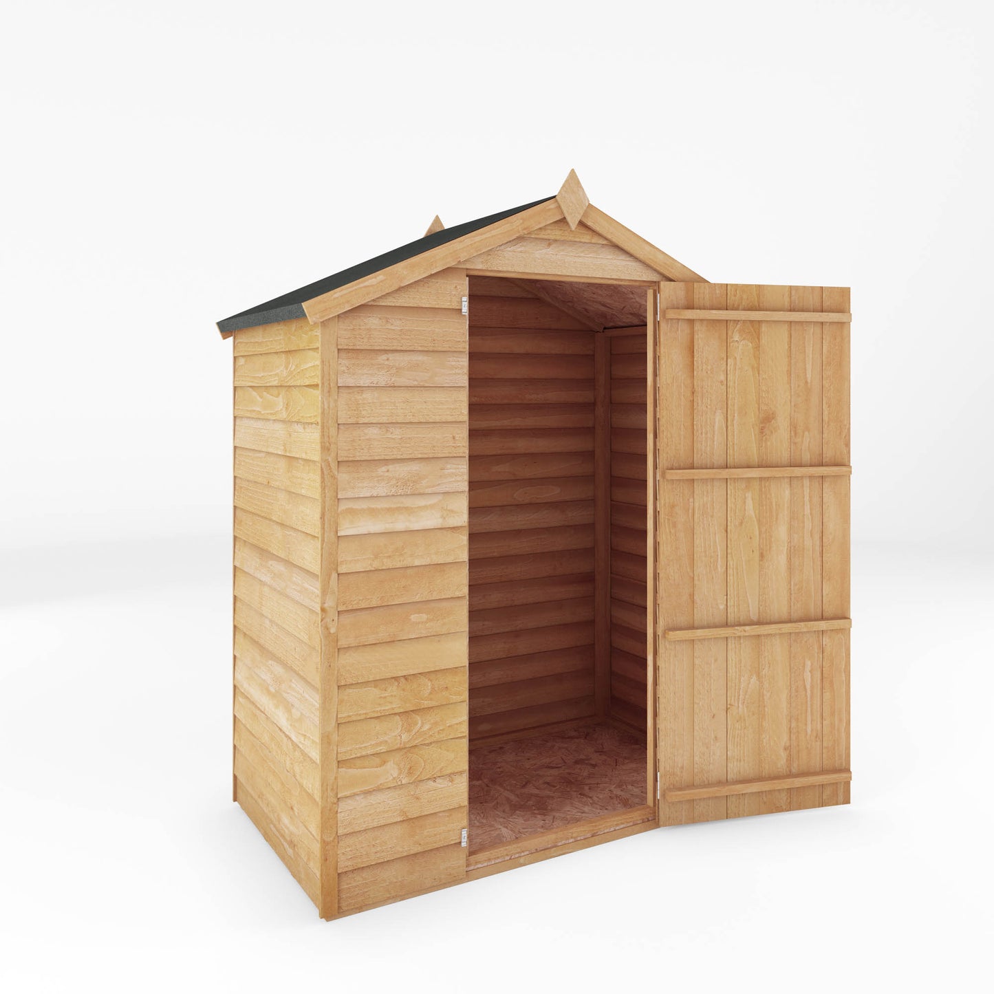 Mercia 3 x 5 Overlap Apex - Windowless Shed