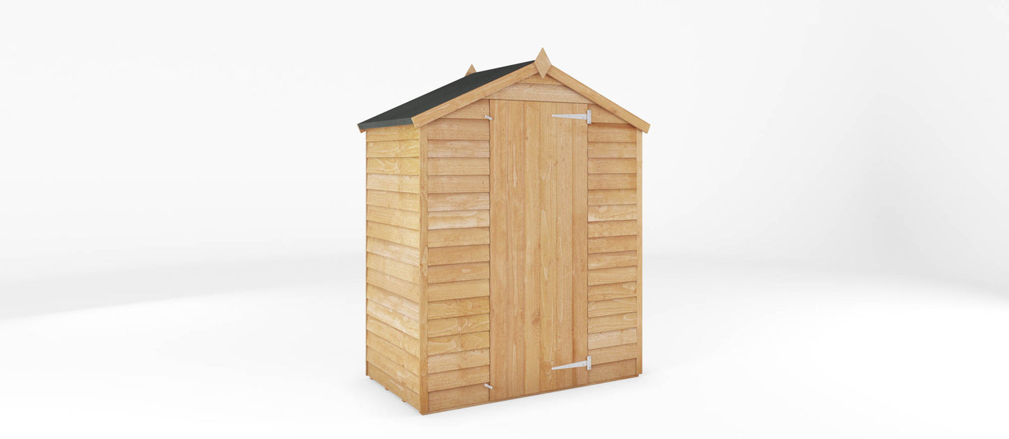 Mercia 3 x 5 Overlap Apex - Windowless Shed