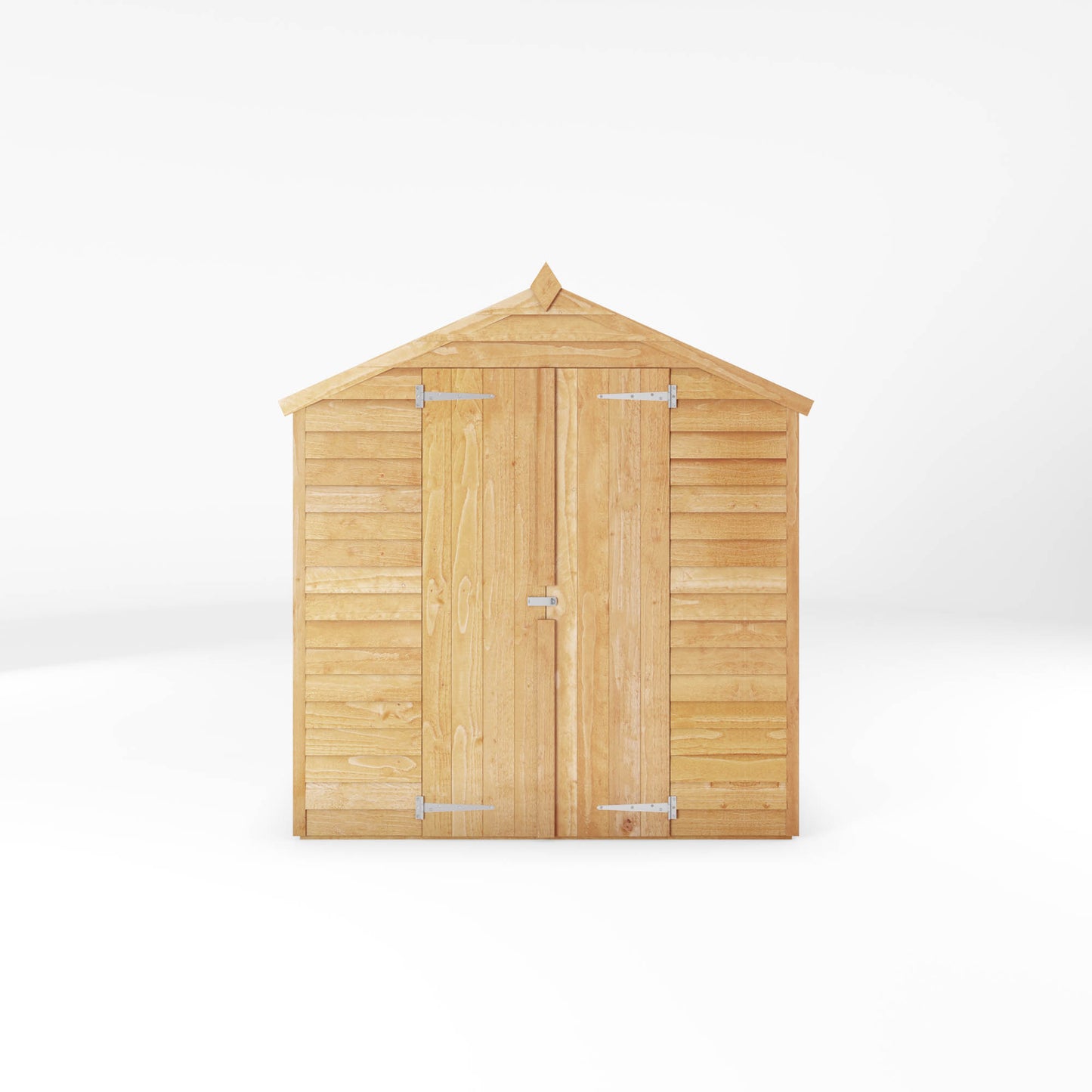 Mercia 4 x 6 Overlap Apex - Double Door - Windowless Shed