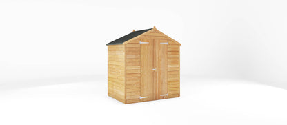 Mercia 4 x 6 Overlap Apex - Double Door - Windowless Shed