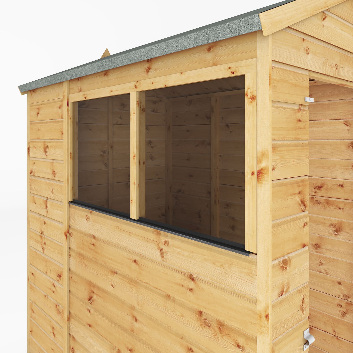 Mercia 6 x 4 Modular Shiplap Apex Shed