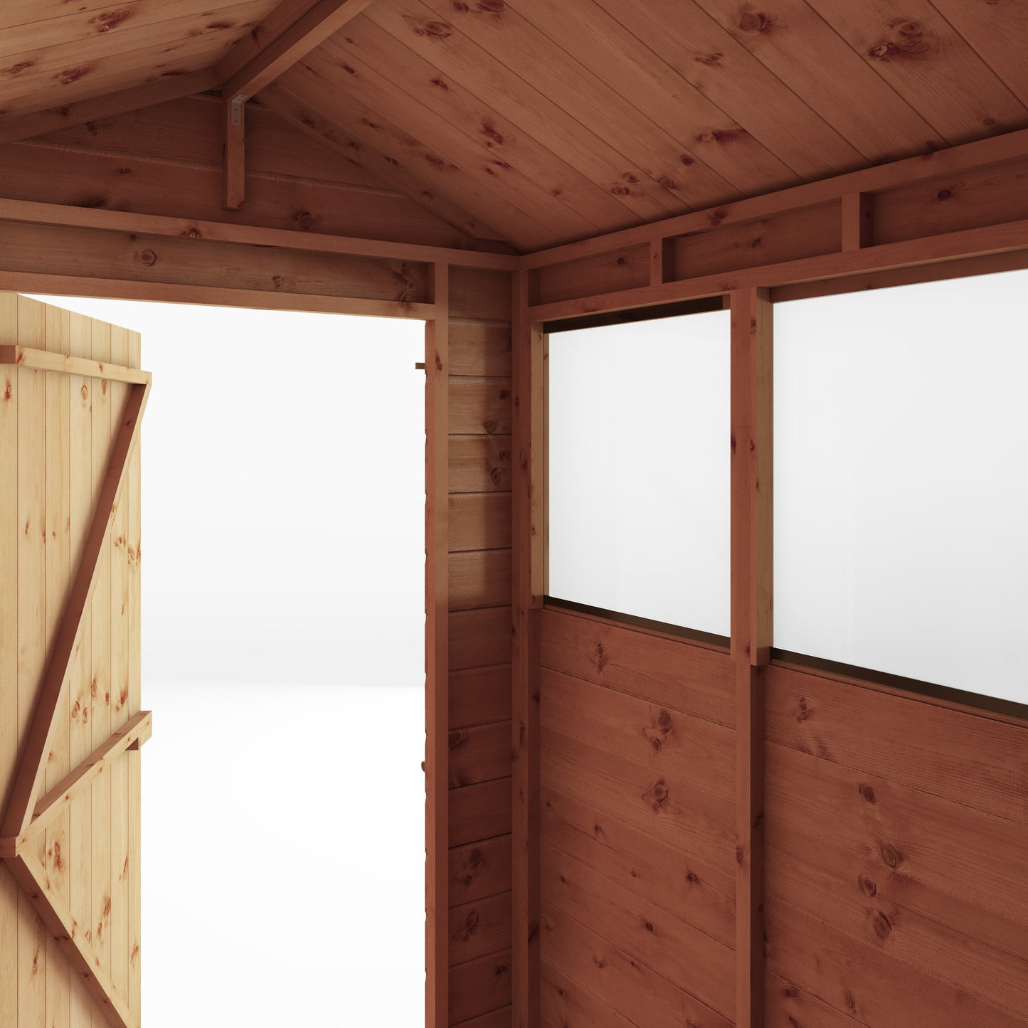 Mercia 6 x 4 Modular Shiplap Apex Shed