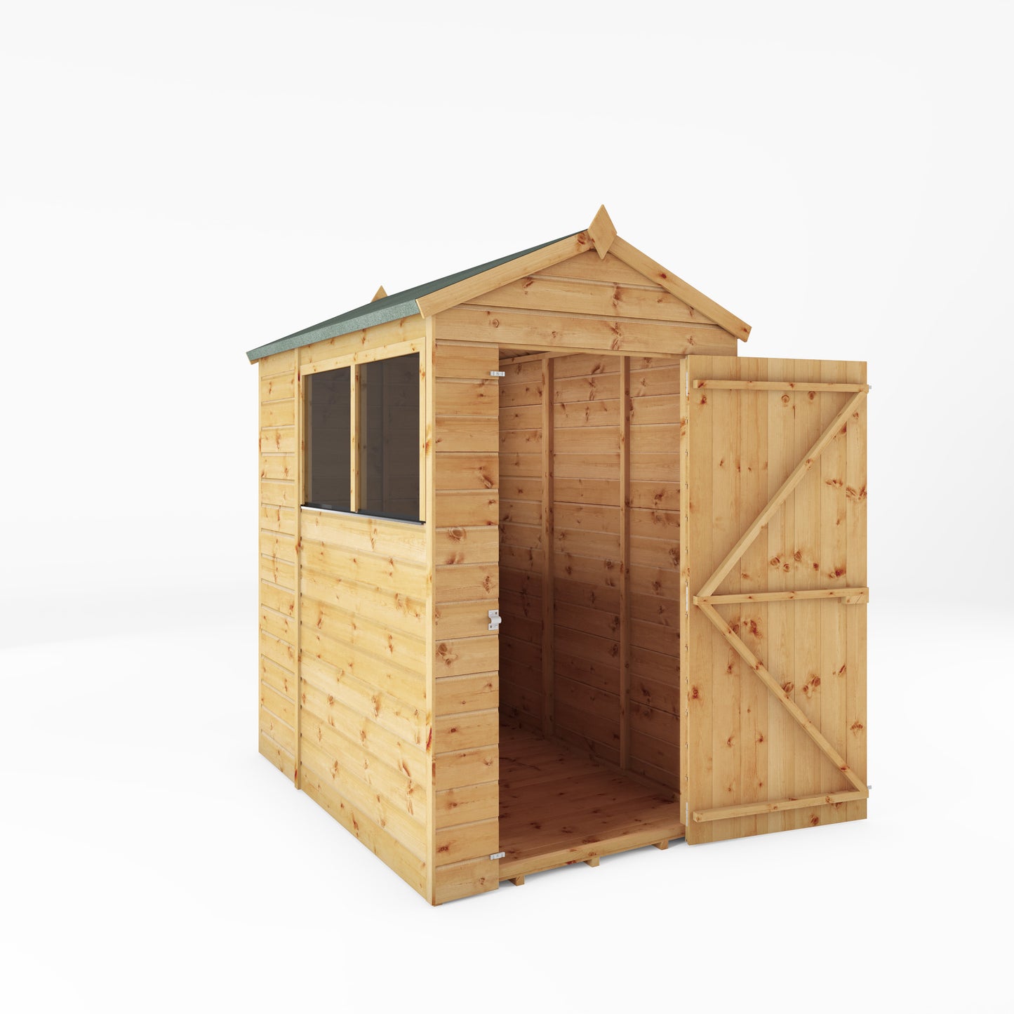 Mercia 6 x 4 Modular Shiplap Apex Shed