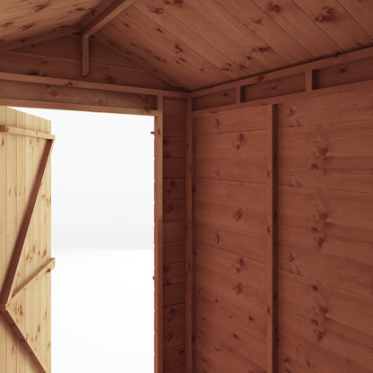 Mercia 6 x 4 Modular Shiplap Apex - Windowless Shed