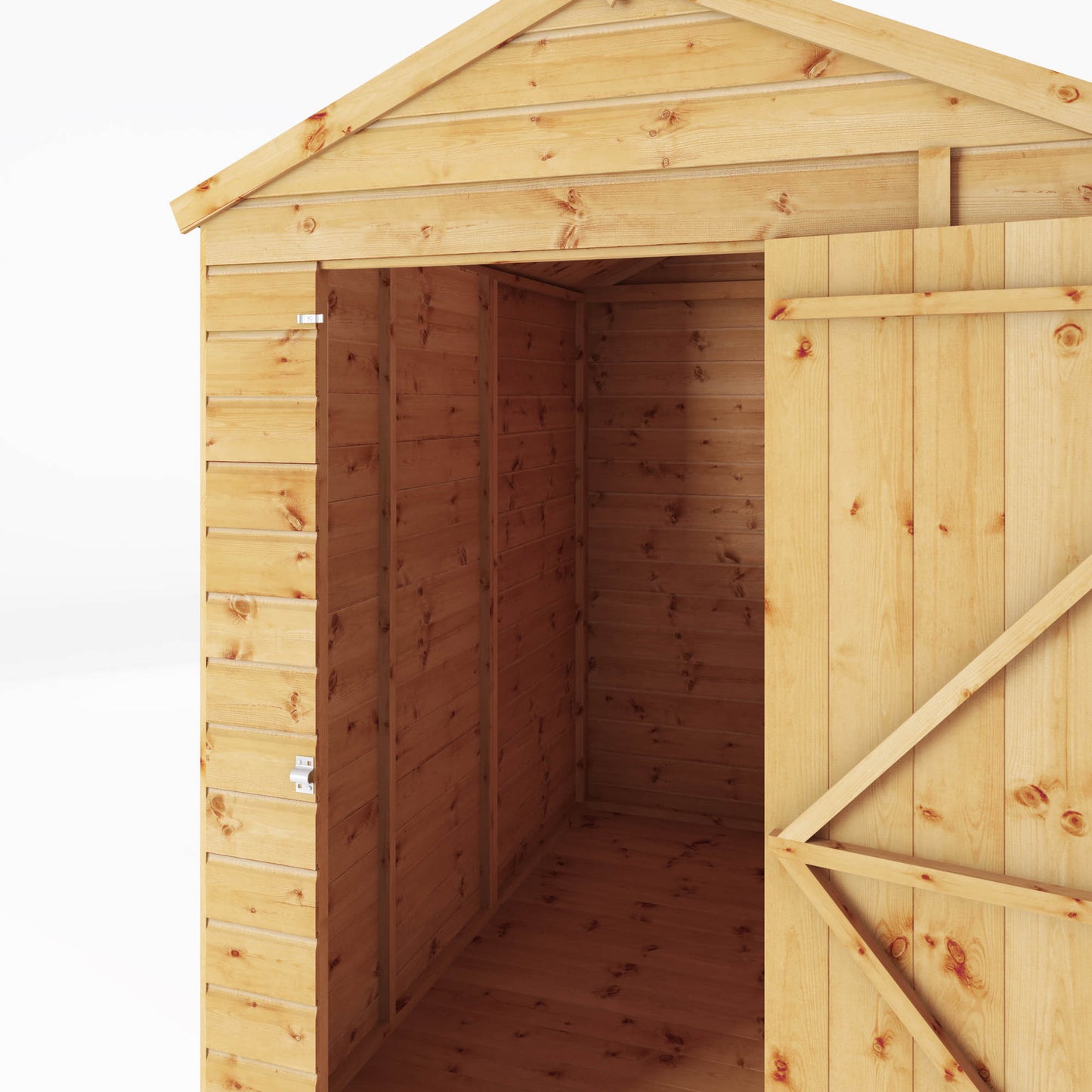 Mercia 7 x 5 Modular Shiplap Apex - Windowless Shed