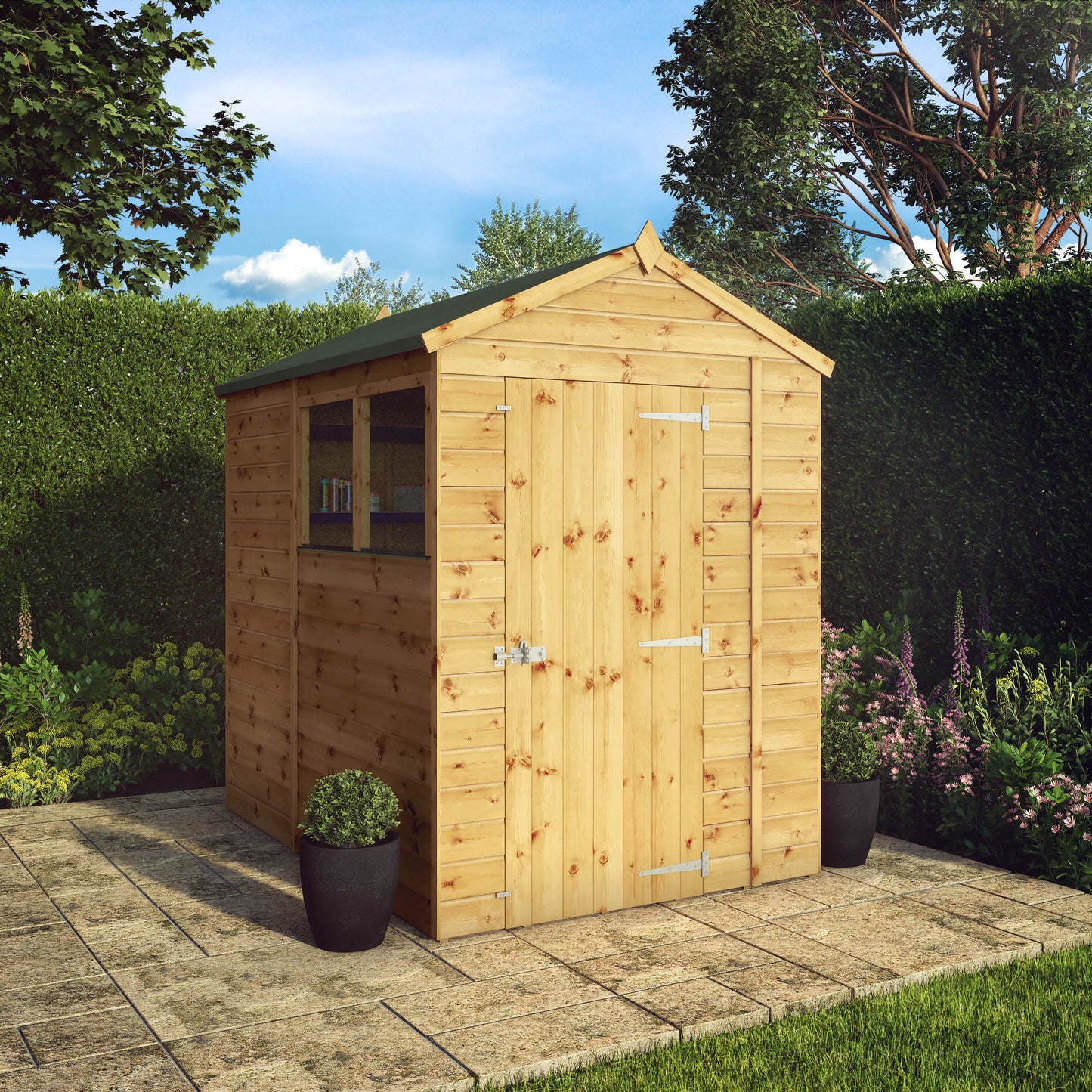 Mercia 7 x 5 Modular Shiplap Apex Shed