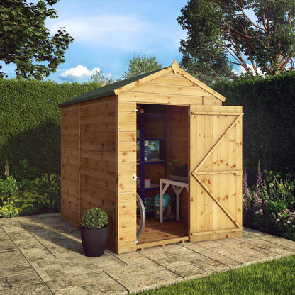 Mercia 7 x 5 Modular Shiplap Apex - Windowless Shed