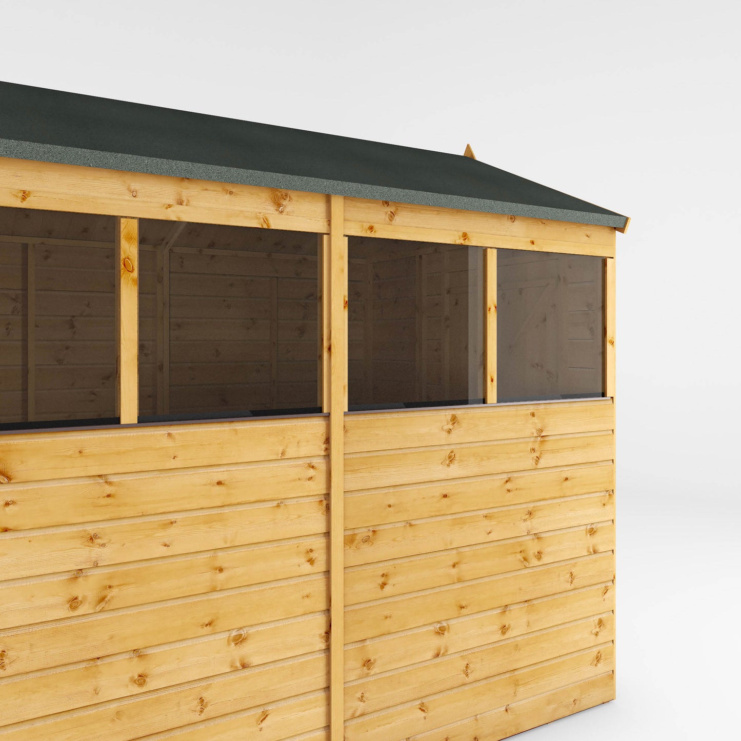 Mercia 8 x 6 Modular Shiplap Apex Shed