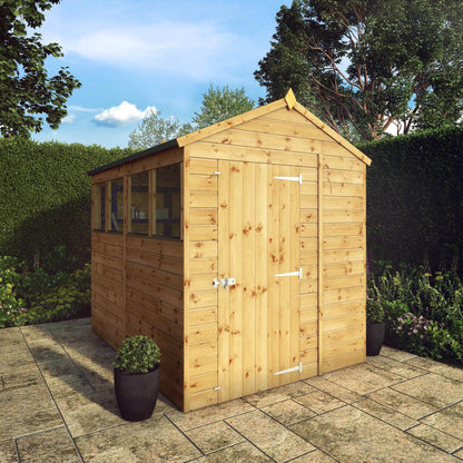 Mercia 8 x 6 Modular Shiplap Apex Shed