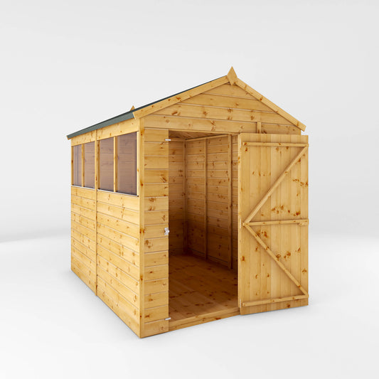 Mercia 8 x 6 Modular Shiplap Apex Shed