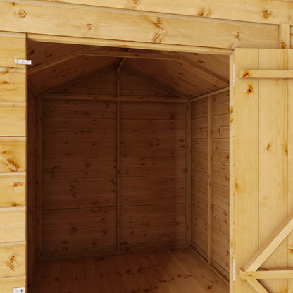 Mercia 8 x 6 Modular Shiplap Apex - Windowless Shed