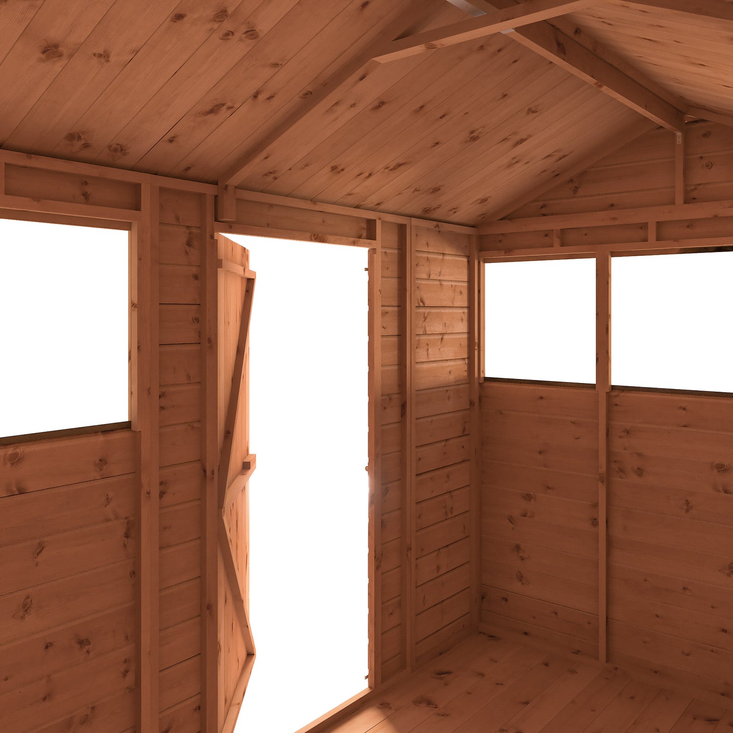 Mercia 10 x 6 Modular Shiplap Apex Shed