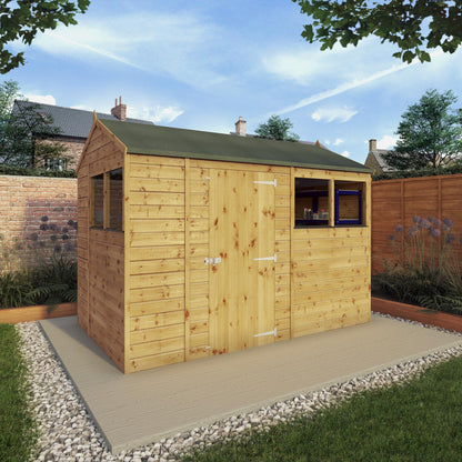 Mercia 10 x 6 Modular Shiplap Apex Shed