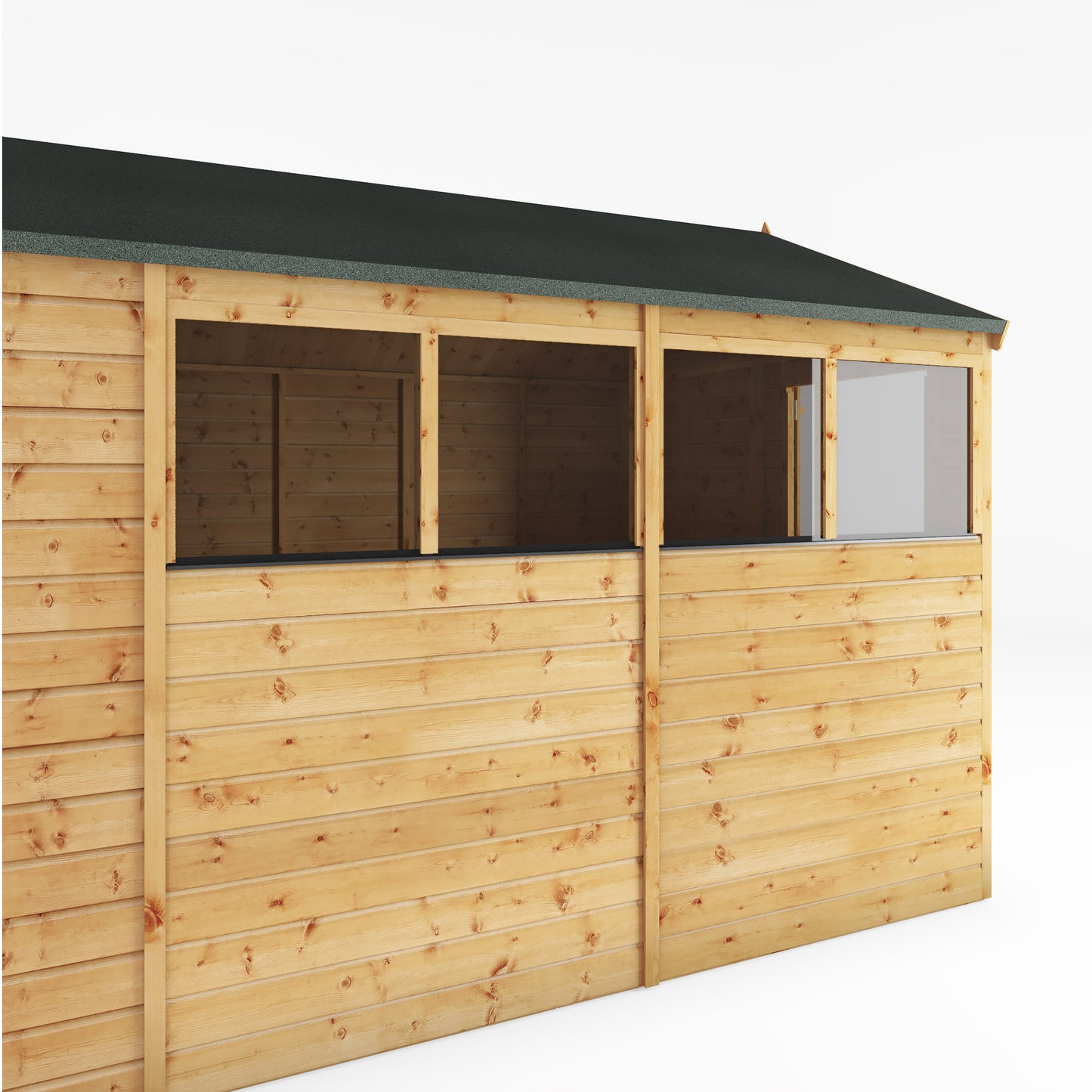 Mercia 10 x 8 Modular Shiplap Apex Shed