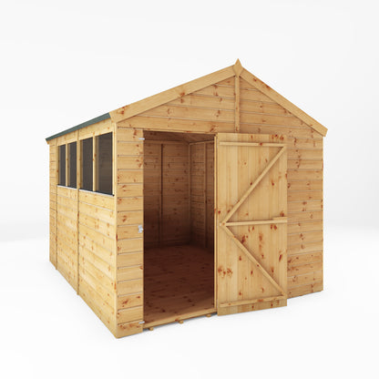 Mercia 10 x 8 Modular Shiplap Apex Shed