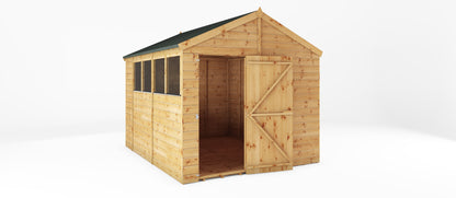 Mercia 10 x 8 Modular Shiplap Apex Shed