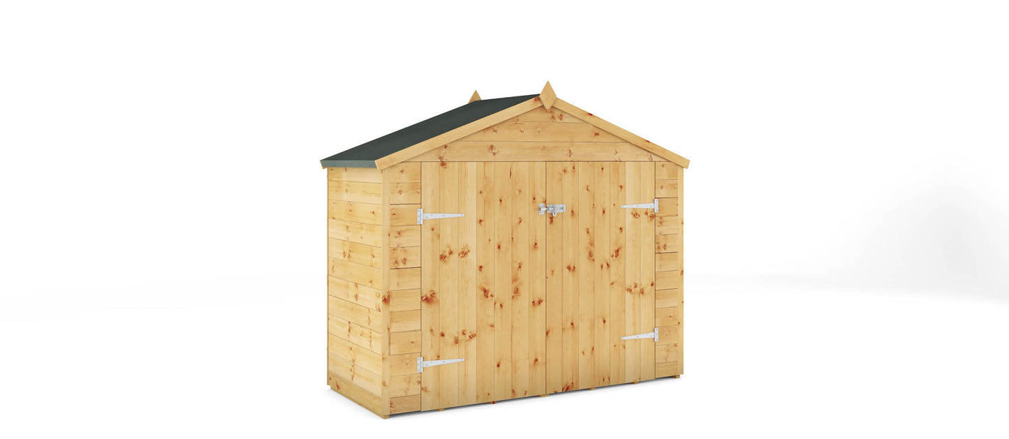 Mercia 3 x 7 Shiplap Apex Bikestore