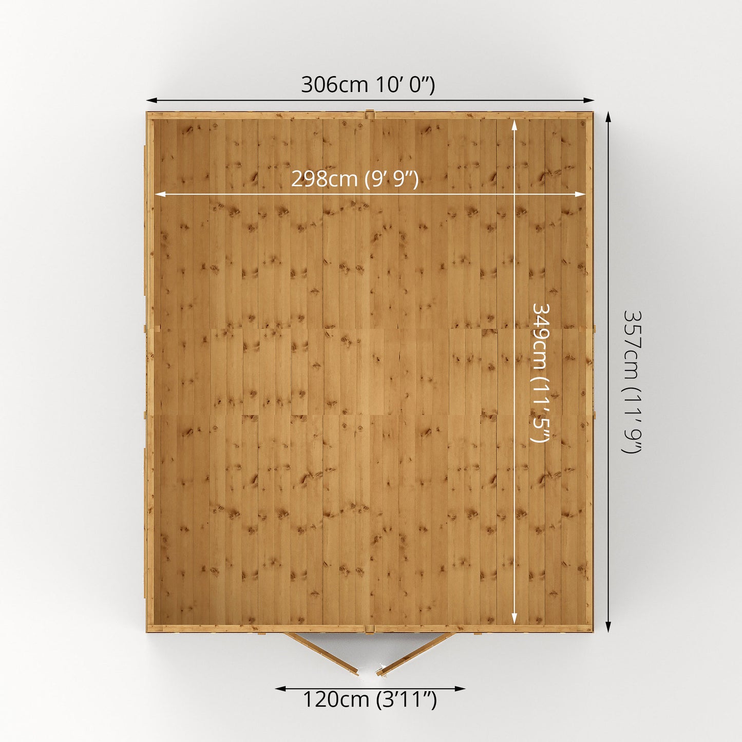 Mercia 12 x 10 Premium Shiplap Apex Workshop Shed