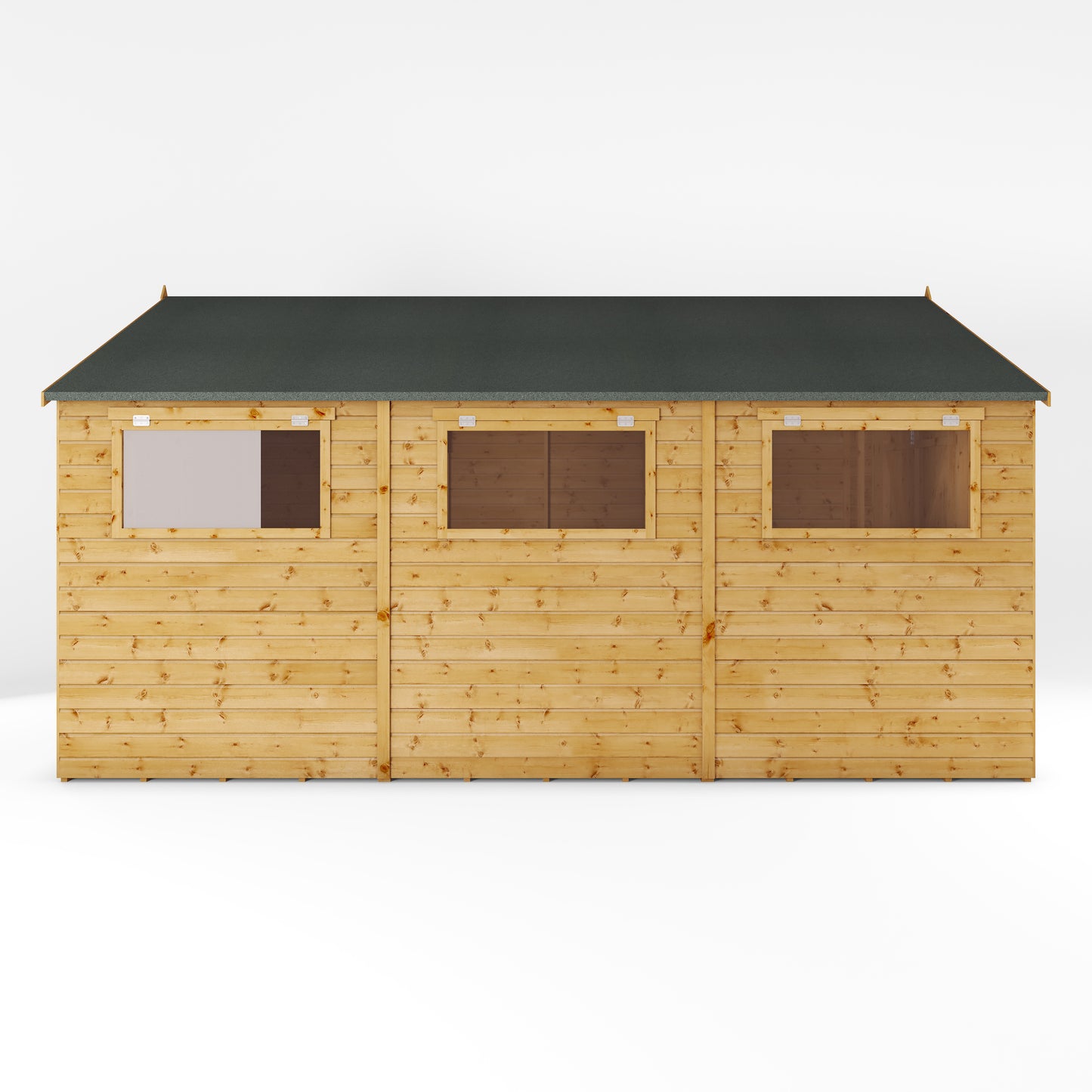 Mercia 15 x 10 Premium Shiplap Apex Workshop Shed