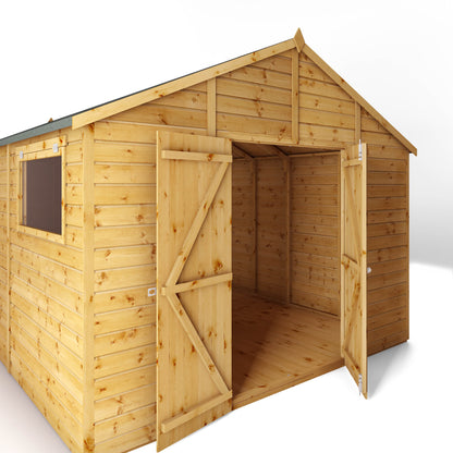 Mercia 18 x 10 Premium Shiplap Apex Workshop Shed