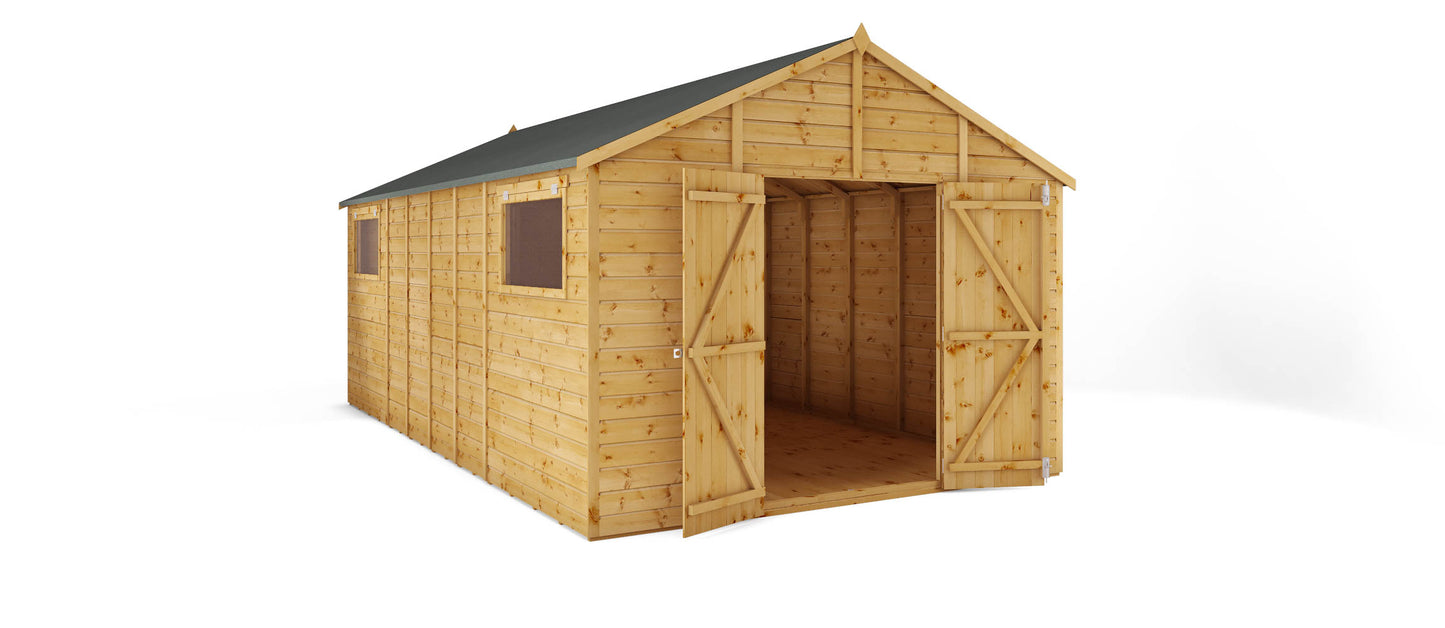 Mercia 18 x 10 Premium Shiplap Apex Workshop Shed