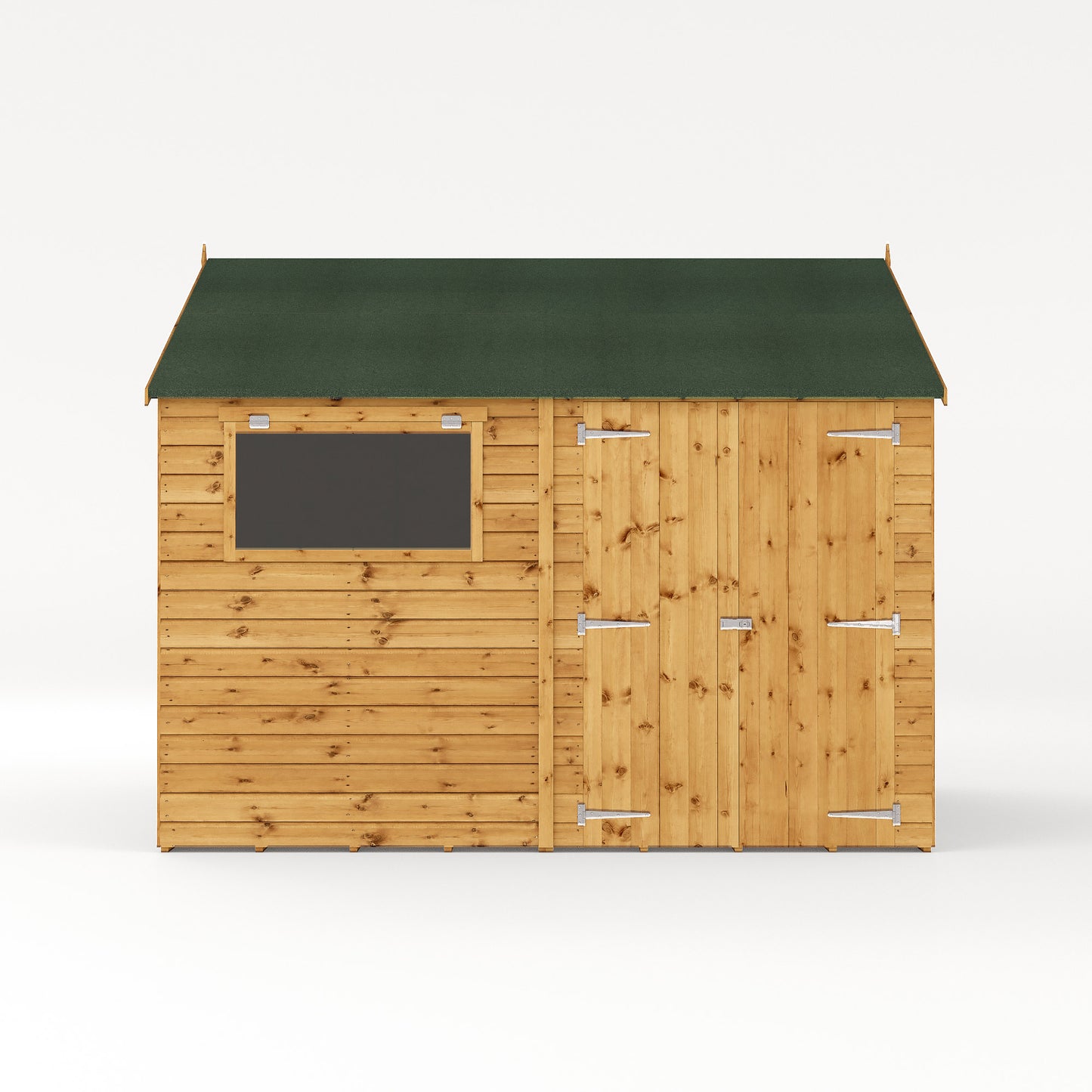 Mercia 10 x 10 Premium Shiplap Reverse Apex Workshop Shed