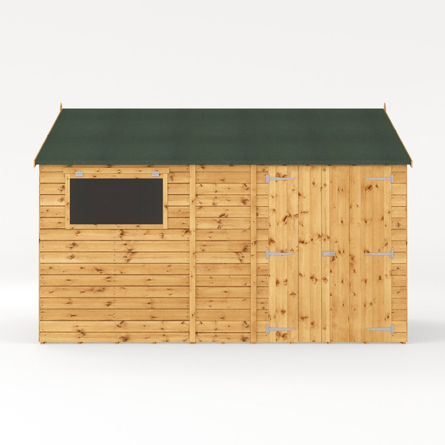 Mercia 12 x 10 Premium Shiplap Reverse Apex Workshop Shed