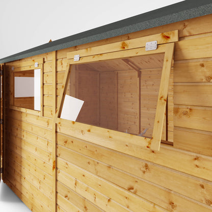 Mercia 15 x 10 Premium Shiplap Reverse Apex Workshop Shed