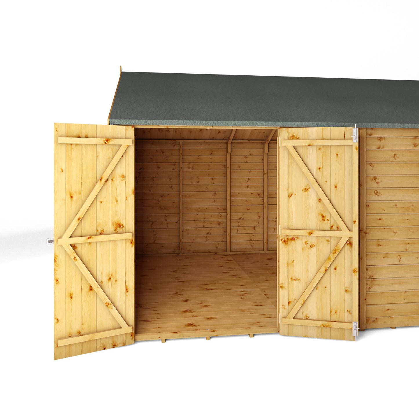 Mercia 18 x 10 Premium Shiplap Reverse Apex Workshop Shed