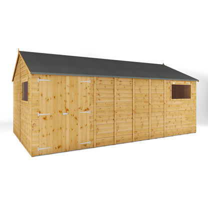 Mercia 18 x 10 Premium Shiplap Reverse Apex Workshop Shed