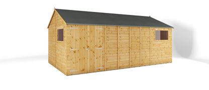 Mercia 18 x 10 Premium Shiplap Reverse Apex Workshop Shed