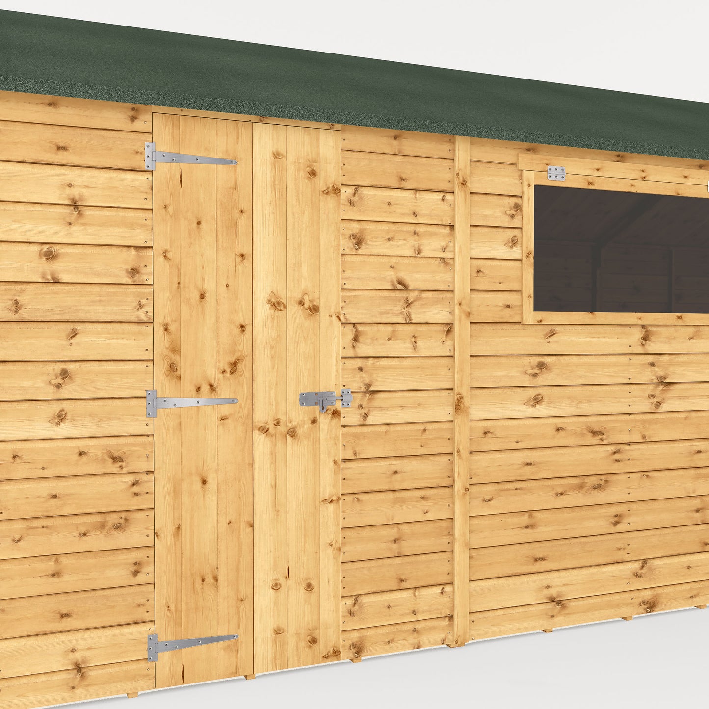 Mercia 20 x 10 Premium Shiplap Reverse Apex Workshop Shed