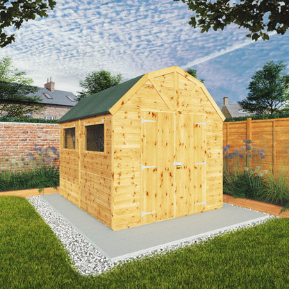 Mercia 10 x 8 Premium Shiplap Dutch Barn Shed