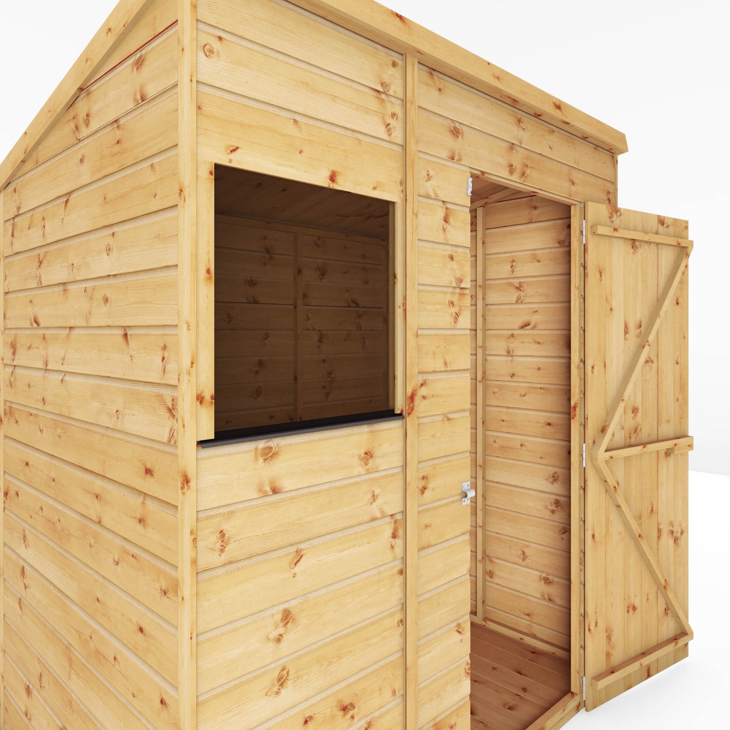 Mercia 6 x 4 Shiplap Pent Shed