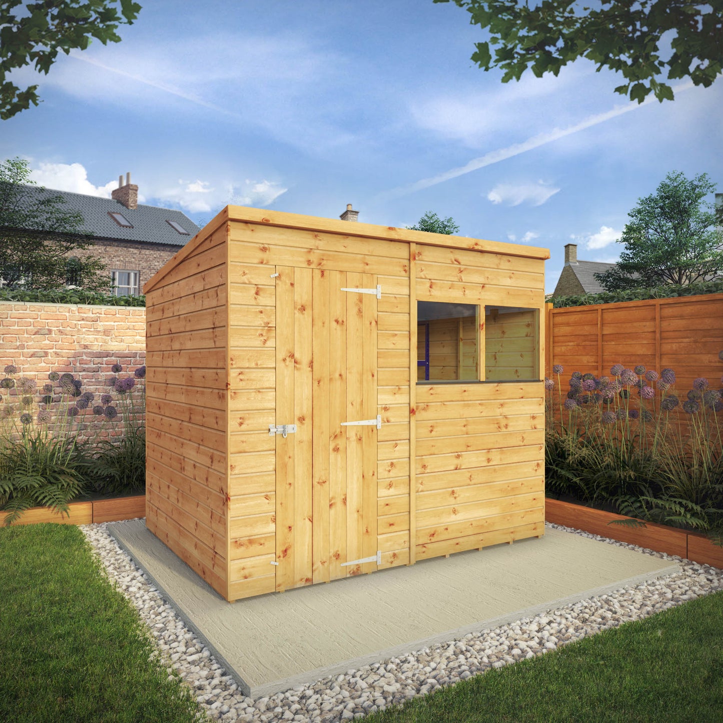 Mercia 8 x 6 Shiplap Pent Shed