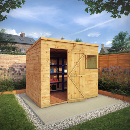 Mercia 8 x 6 Shiplap Pent Shed