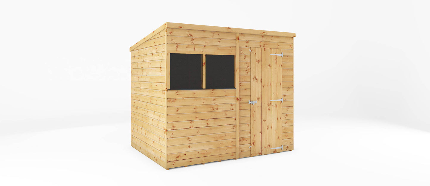 Mercia 8 x 6 Shiplap Pent Shed