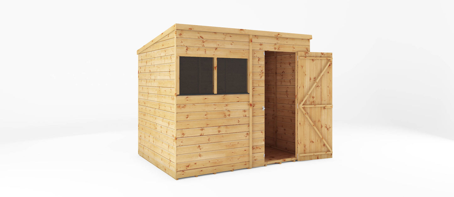 Mercia 8 x 6 Shiplap Pent Shed