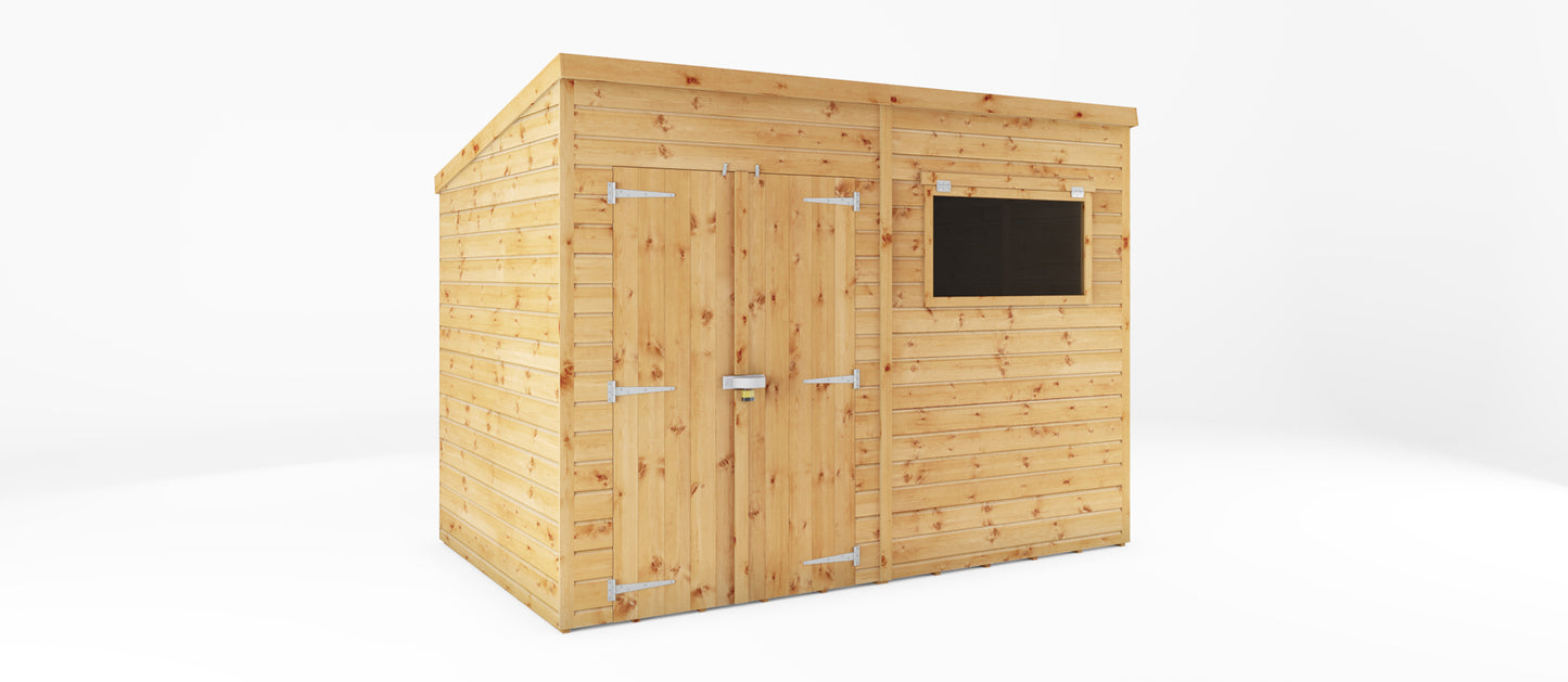 Mercia 10 x 6 Premium Shiplap Pent Shed