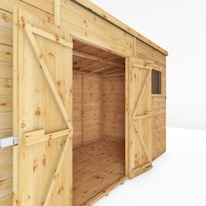 Mercia 12 x 6 Premium Shiplap Pent Shed