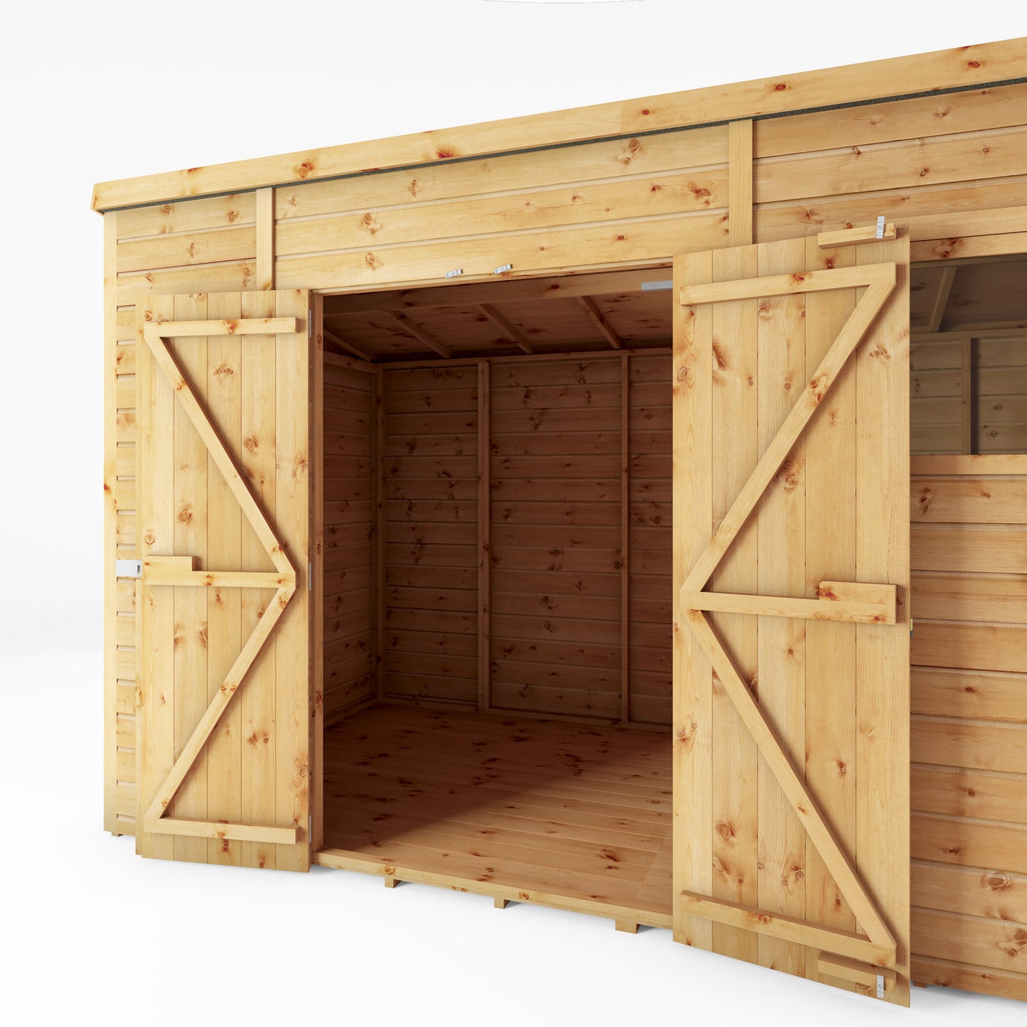 Mercia 12 x 6 Premium Shiplap Pent Shed