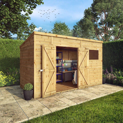 Mercia 12 x 6 Premium Shiplap Pent Shed