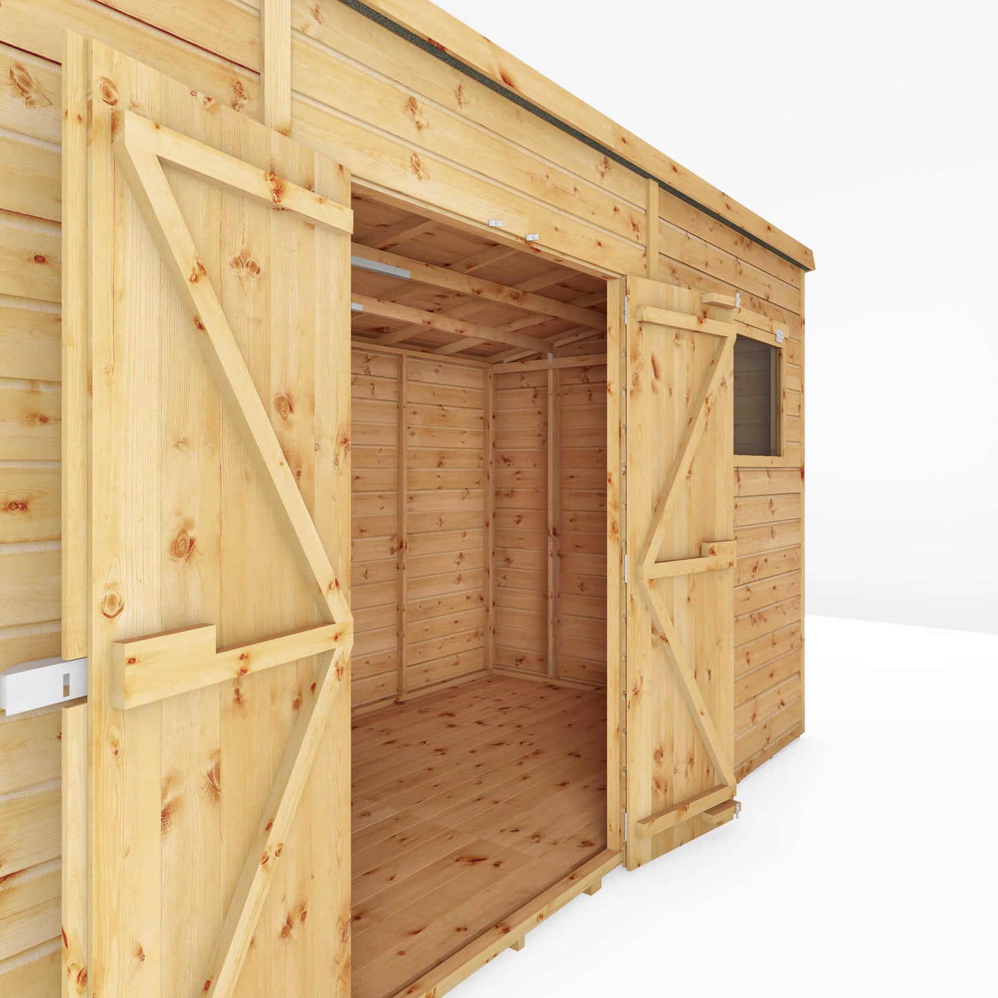 Mercia 12 x 8 Premium Shiplap Pent Shed