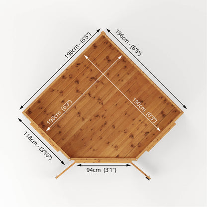 Mercia 7 x 7 Premium Corner Summerhouse